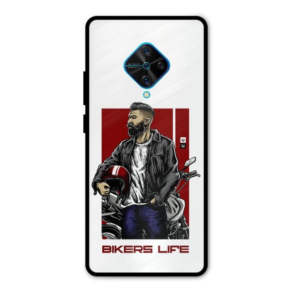 Biker Life Metal Back Case for Vivo S1 Pro