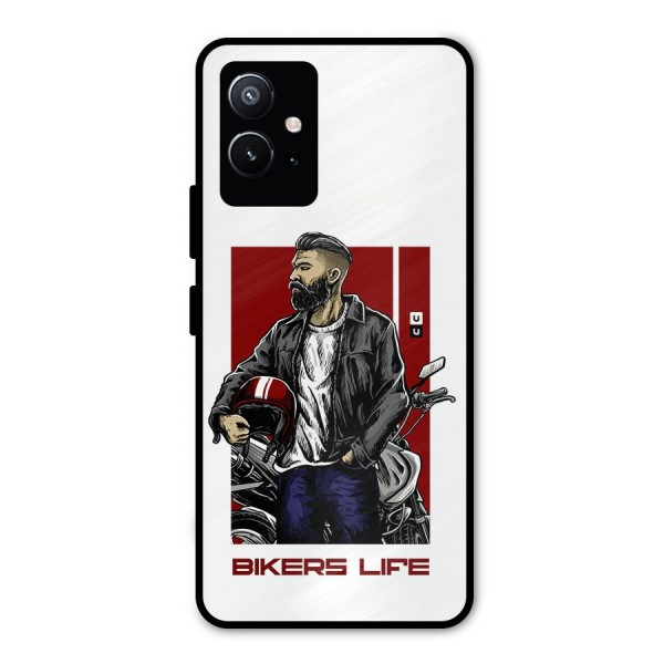 Biker Life Metal Back Case for Vivo T1 5G