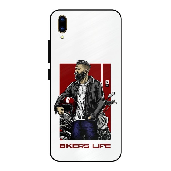 Biker Life Metal Back Case for Vivo V11 Pro