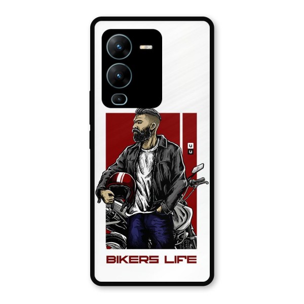 Biker Life Metal Back Case for Vivo V25 Pro