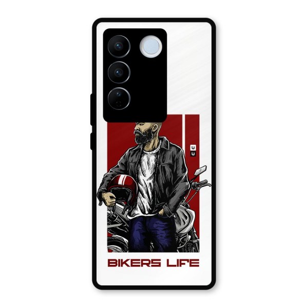 Biker Life Metal Back Case for Vivo V27