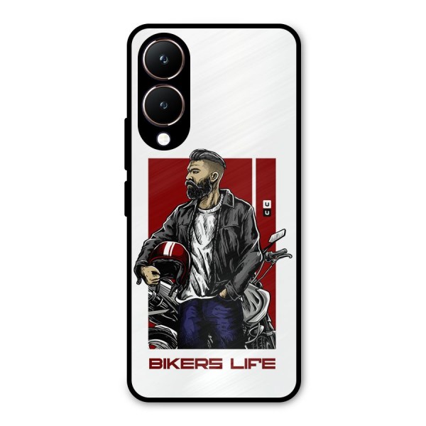 Biker Life Metal Back Case for Vivo Y28