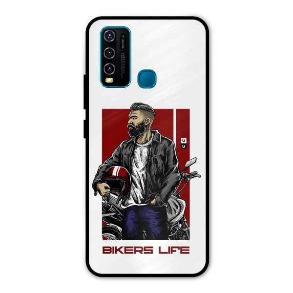 Biker Life Metal Back Case for Vivo Y30