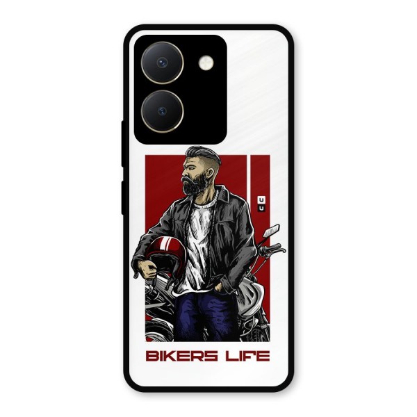 Biker Life Metal Back Case for Vivo Y36