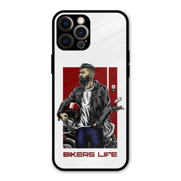 Biker Life Metal Back Case for iPhone 12 Pro Max