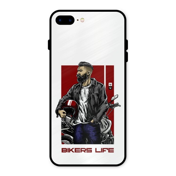 Biker Life Metal Back Case for iPhone 7 Plus