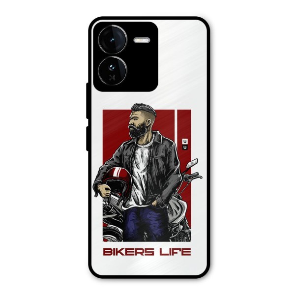 Biker Life Metal Back Case for iQOO Z9