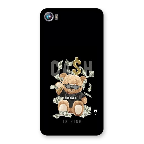 Billionaire Teddy Back Case for Canvas Fire 4 (A107)