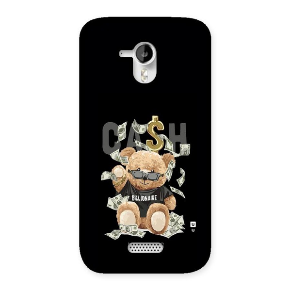 Billionaire Teddy Back Case for Canvas HD A116