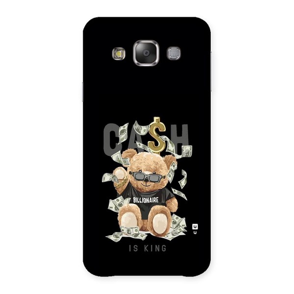 Billionaire Teddy Back Case for Galaxy E7