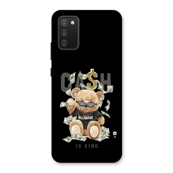 Billionaire Teddy Back Case for Galaxy F02s