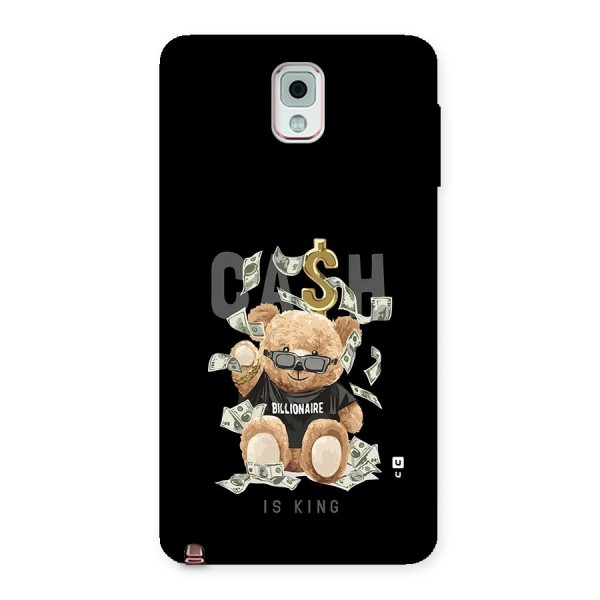 Billionaire Teddy Back Case for Galaxy Note 3