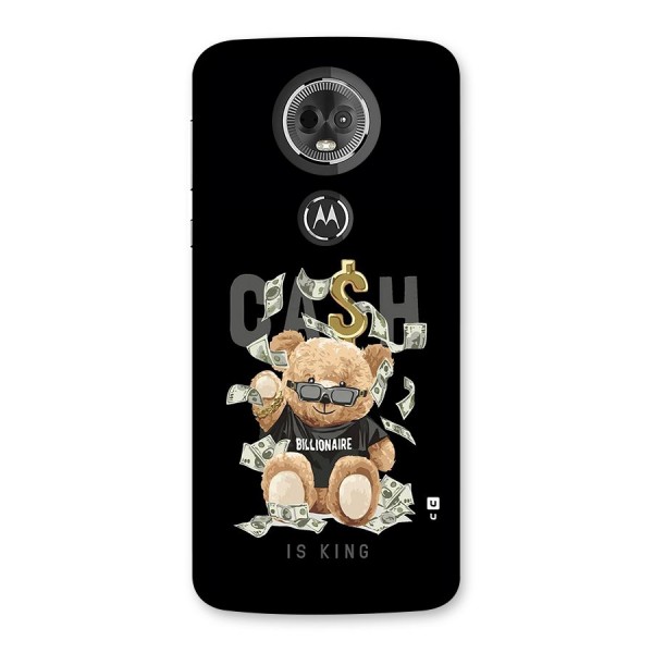 Billionaire Teddy Back Case for Moto E5 Plus