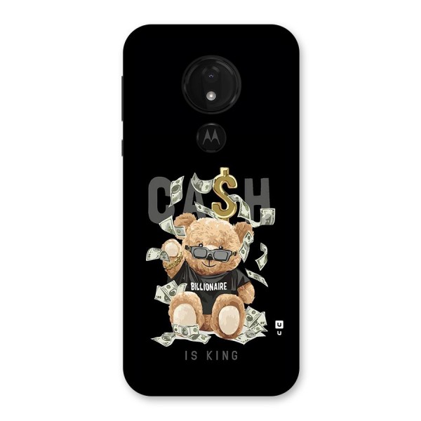 Billionaire Teddy Back Case for Moto G7 Power