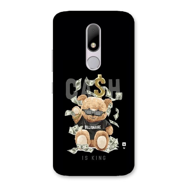 Billionaire Teddy Back Case for Moto M