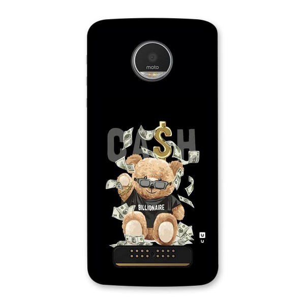 Billionaire Teddy Back Case for Moto Z Play