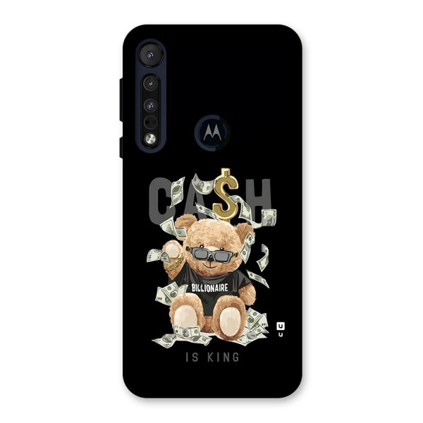 Billionaire Teddy Back Case for Motorola One Macro