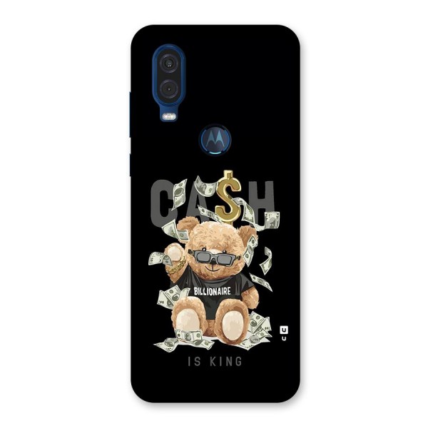 Billionaire Teddy Back Case for Motorola One Vision