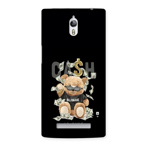 Billionaire Teddy Back Case for Oppo Find 7