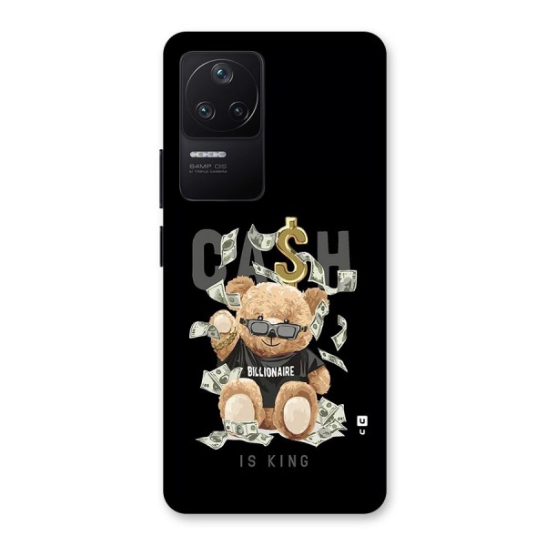 Billionaire Teddy Back Case for Poco F4 5G