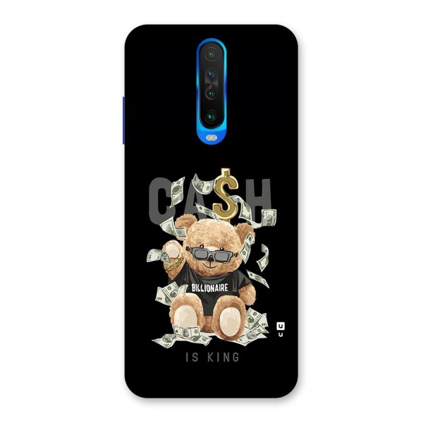 Billionaire Teddy Back Case for Poco X2