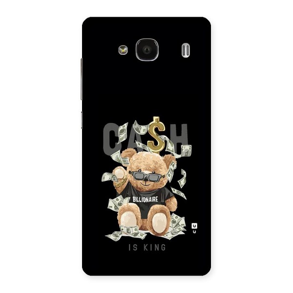 Billionaire Teddy Back Case for Redmi 2s