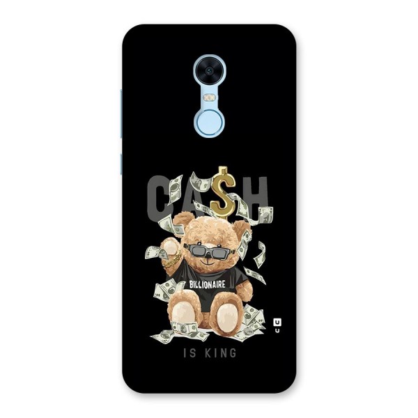 Billionaire Teddy Back Case for Redmi Note 5