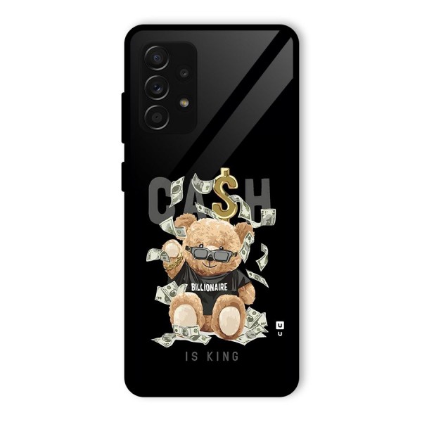 Billionaire Teddy Glass Back Case for Galaxy A53 5G