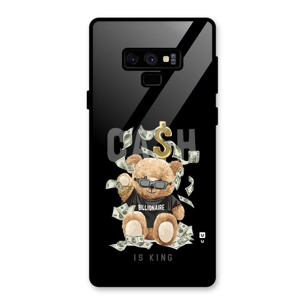 Billionaire Teddy Glass Back Case for Galaxy Note 9