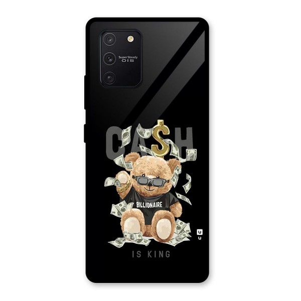 Billionaire Teddy Glass Back Case for Galaxy S10 Lite