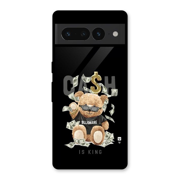 Billionaire Teddy Glass Back Case for Google Pixel 7 Pro