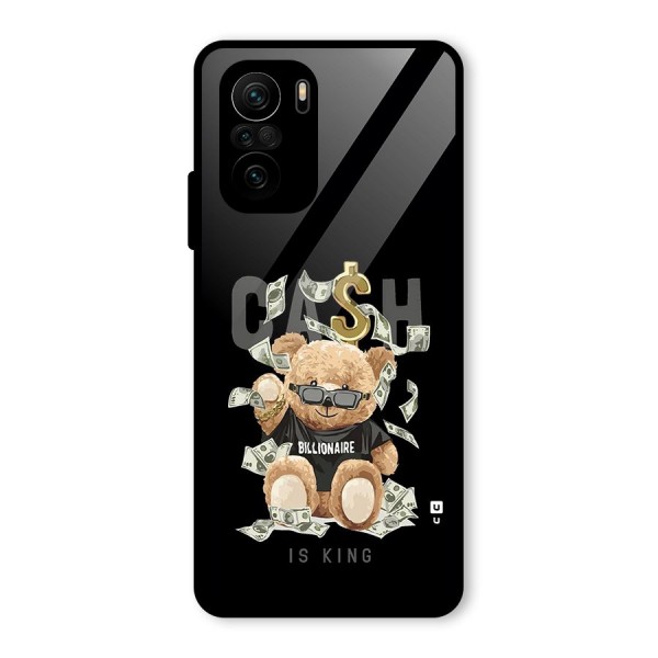 Billionaire Teddy Glass Back Case for Mi 11x