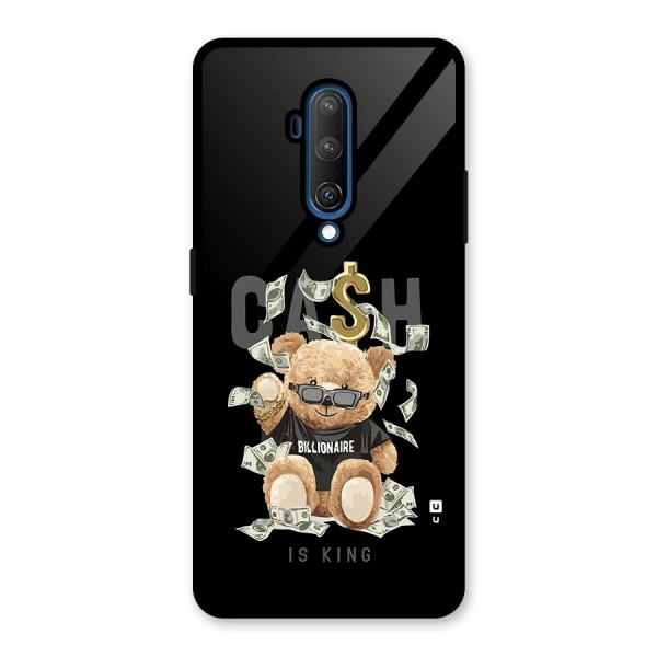 Billionaire Teddy Glass Back Case for OnePlus 7T Pro