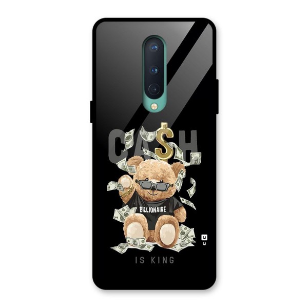 Billionaire Teddy Glass Back Case for OnePlus 8