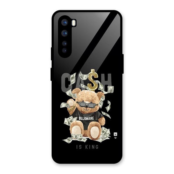 Billionaire Teddy Glass Back Case for OnePlus Nord