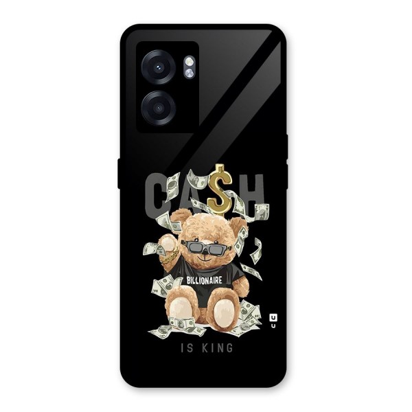 Billionaire Teddy Glass Back Case for Oppo K10 (5G)