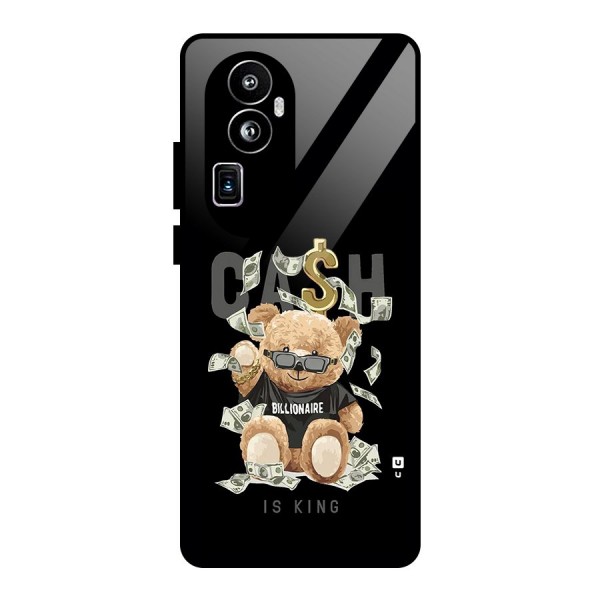 Billionaire Teddy Glass Back Case for Oppo Reno10 Pro Plus