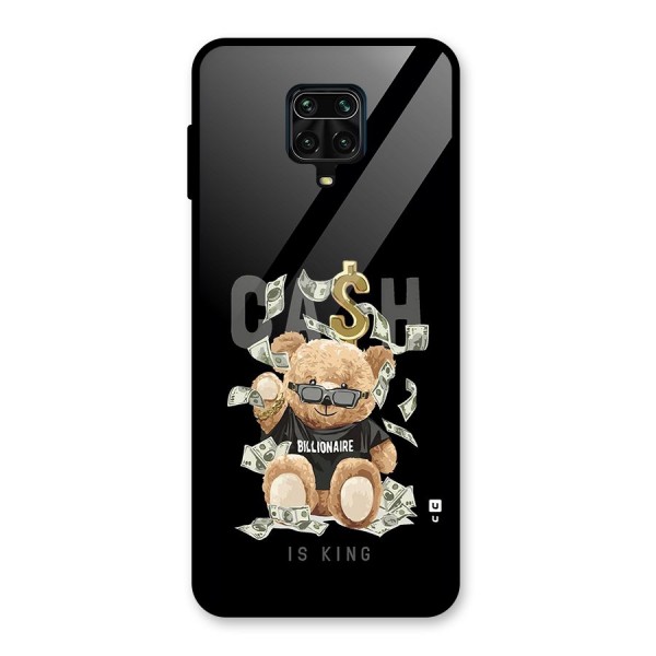 Billionaire Teddy Glass Back Case for Poco M2 Pro