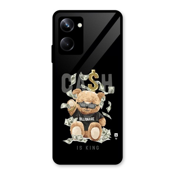 Billionaire Teddy Glass Back Case for Realme 10 Pro