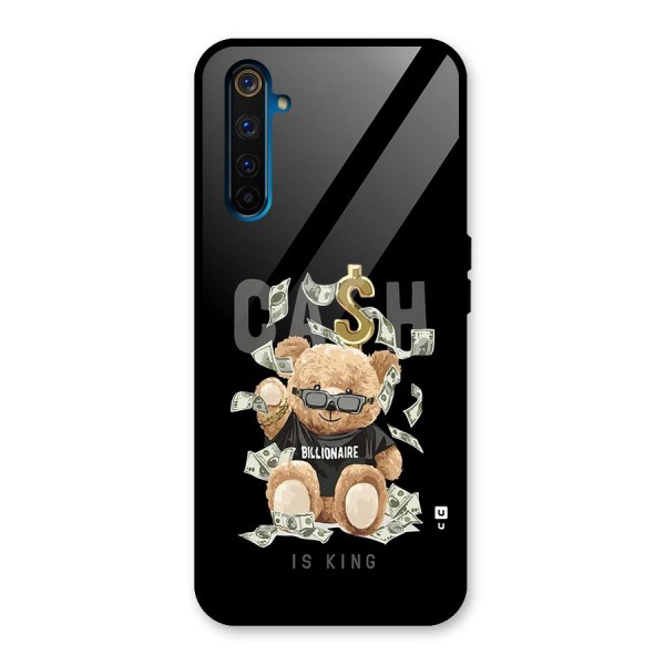 Billionaire Teddy Glass Back Case for Realme 6 Pro