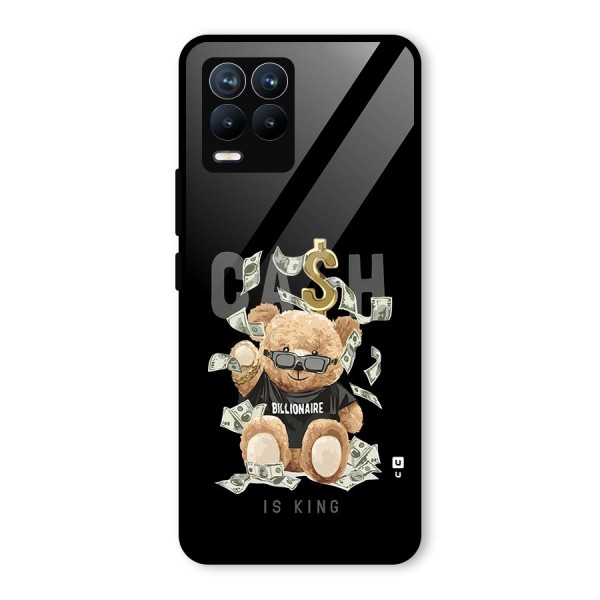 Billionaire Teddy Glass Back Case for Realme 8 Pro