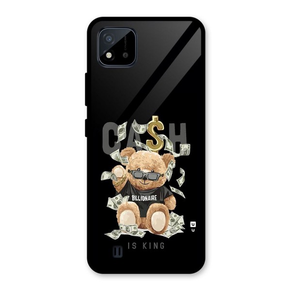 Billionaire Teddy Glass Back Case for Realme C11 2021