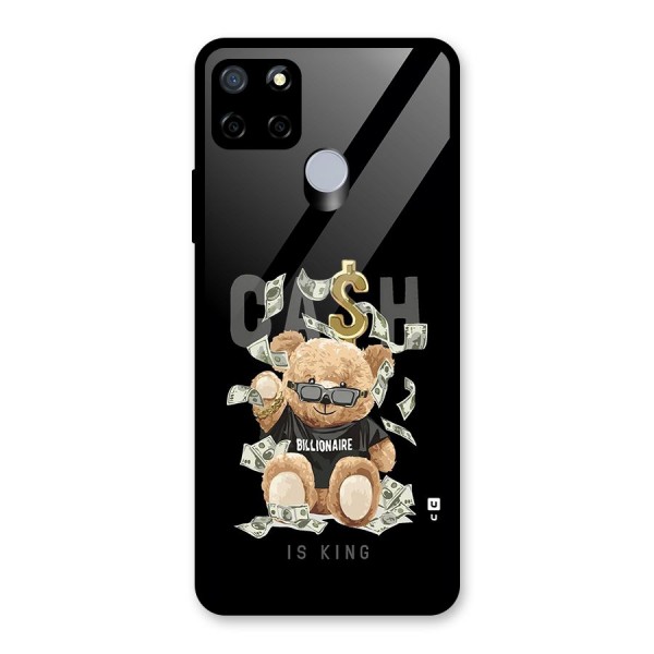 Billionaire Teddy Glass Back Case for Realme C15