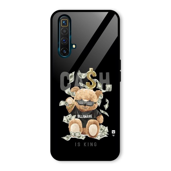 Billionaire Teddy Glass Back Case for Realme X3