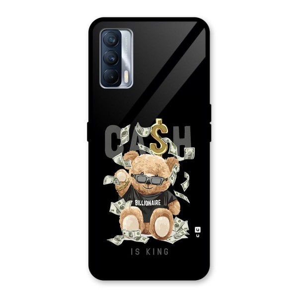 Billionaire Teddy Glass Back Case for Realme X7