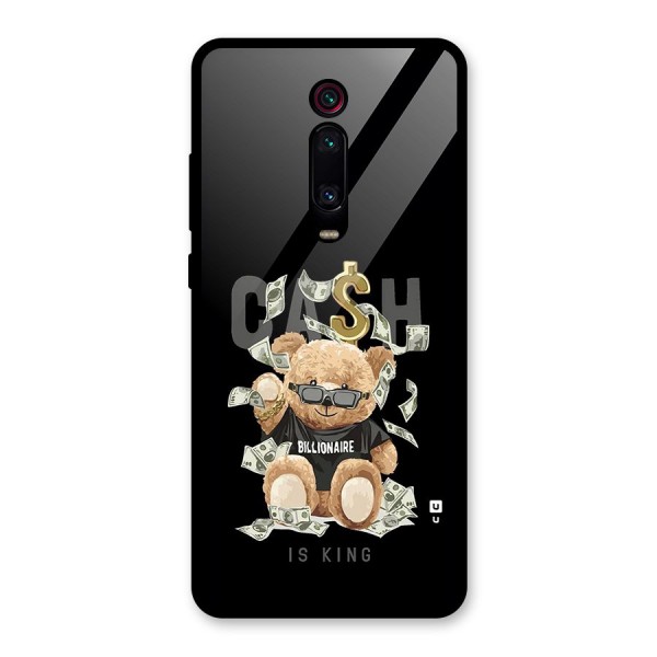 Billionaire Teddy Glass Back Case for Redmi K20 Pro