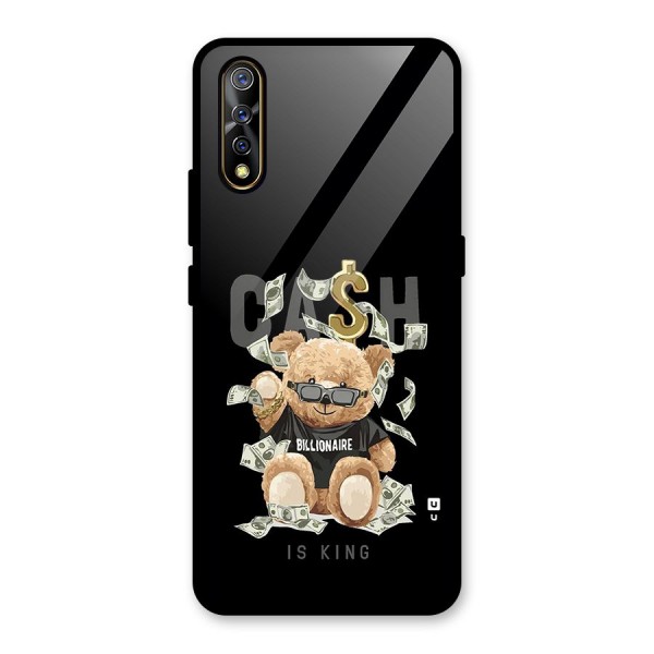 Billionaire Teddy Glass Back Case for Vivo S1