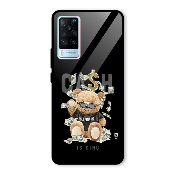 Billionaire Teddy Glass Back Case for Vivo X60