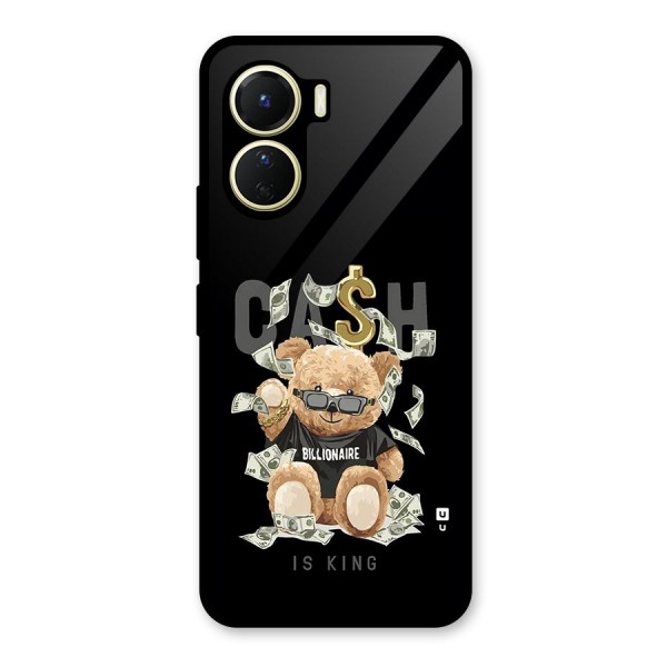 Billionaire Teddy Glass Back Case for Vivo Y16