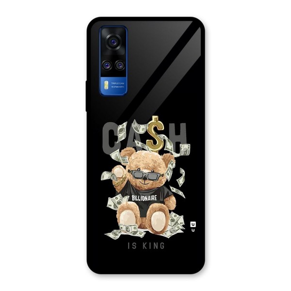 Billionaire Teddy Glass Back Case for Vivo Y51